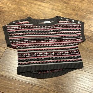 Willow blossom knit crop top